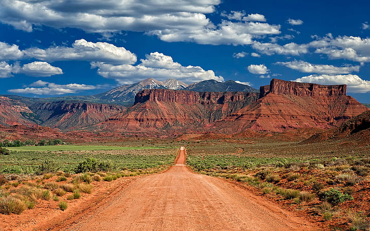La Sal Mountain Range Is Located In San Juan Counties Along The Border Of Colorado And Utah, Rises Above And Southeast Of Moab Some Of The Most Scenic I Know!, HD wallpaper