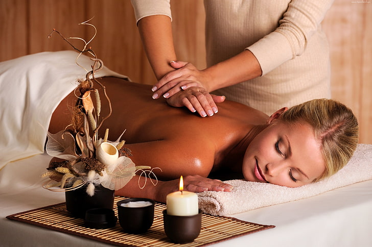 Relaxation massage, model, lady, massage, stoche, HD wallpaper | Peakpx