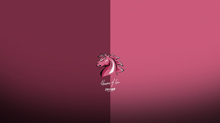 unicorns of love, e-sports, pink color, indoors, no people, HD wallpaper