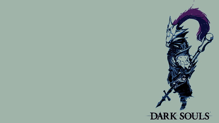 Dark Souls text overlay, Dark Souls II, video games, copy space, HD wallpaper