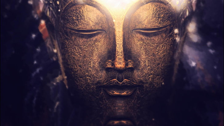 buddha, face, sculpture, religion, human representation, art and craft, HD wallpaper