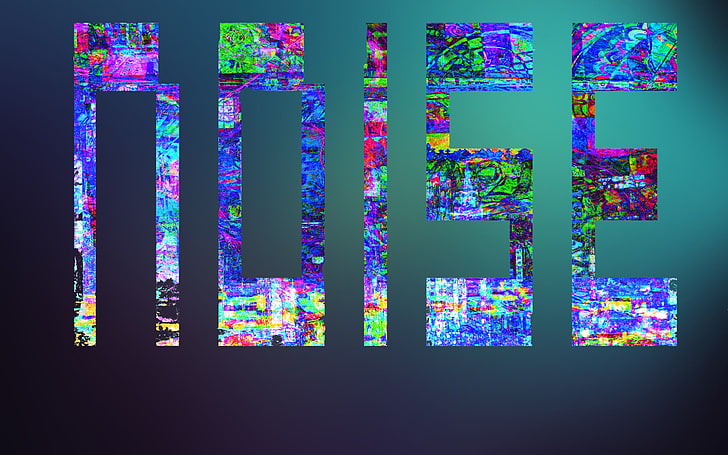 noise text, glitch art, multi colored, no people, pattern, art and craft