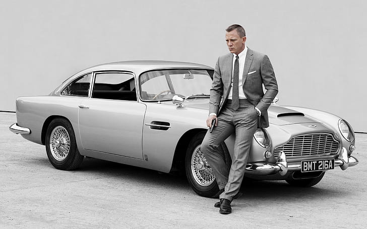 James Bond Skyfall 007, daniel craig, aston martin, HD wallpaper