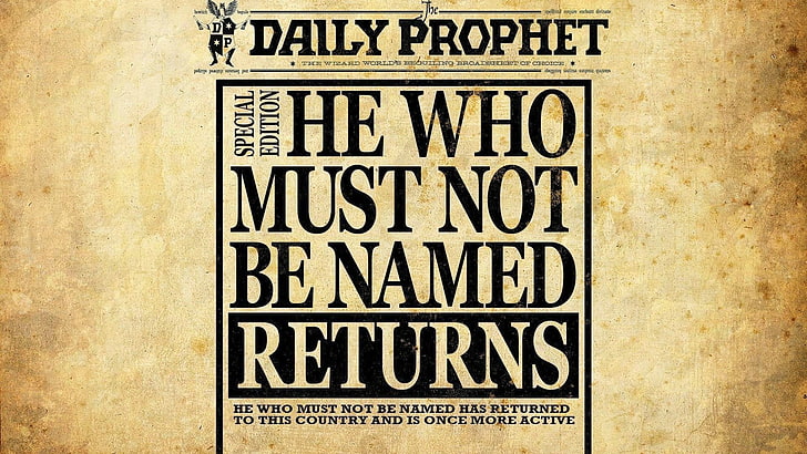 Daily Prophet special edition wallpaper, Harry Potter, Newspaper