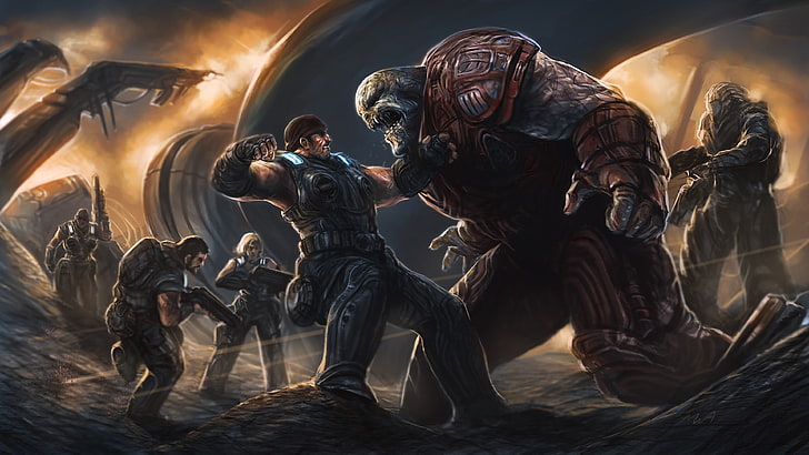 game application, Gears of War, Gears of War 3, judgment Day - Apocalypse, HD wallpaper