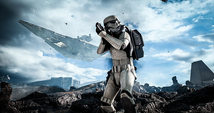 Star Wars: Battlefront, Electronic Arts, stormtrooper poster