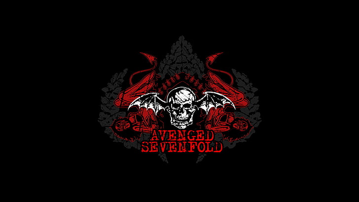 Avenged Sevenfold logo, rock, a7x, hard rock, heavy metal, vector, HD wallpaper