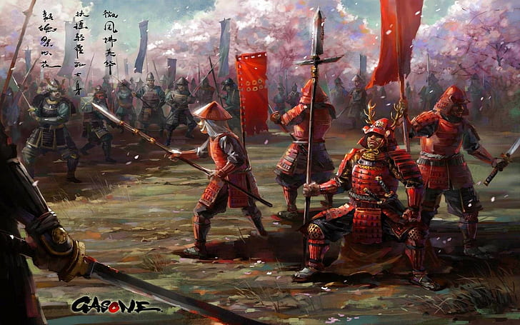 fantasy art, samurai