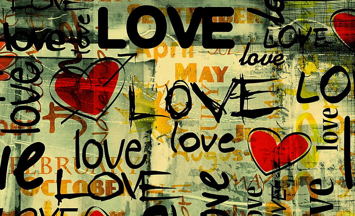 HD wallpaper: love, letters, heart, the word | Wallpaper Flare