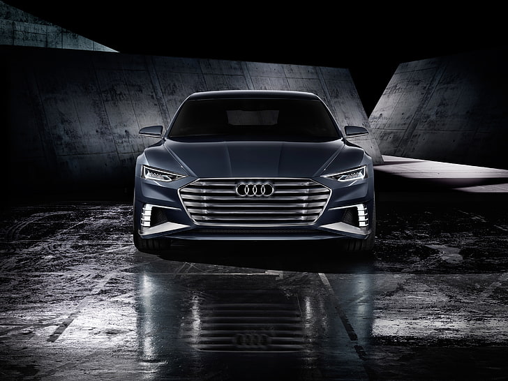gray Audi vehicle, prologue, avant, 2015, concept, car, land Vehicle