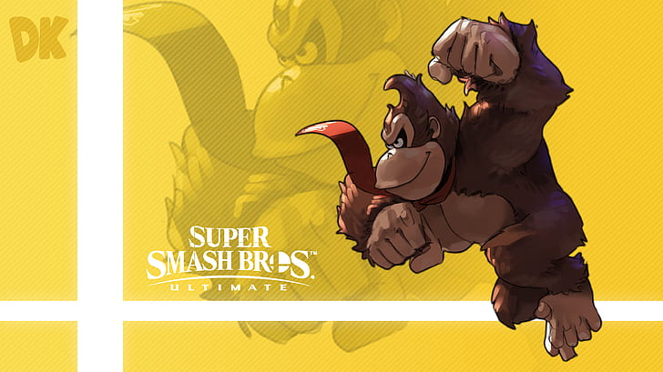 Video Game, Super Smash Bros. Ultimate, Donkey Kong, HD wallpaper