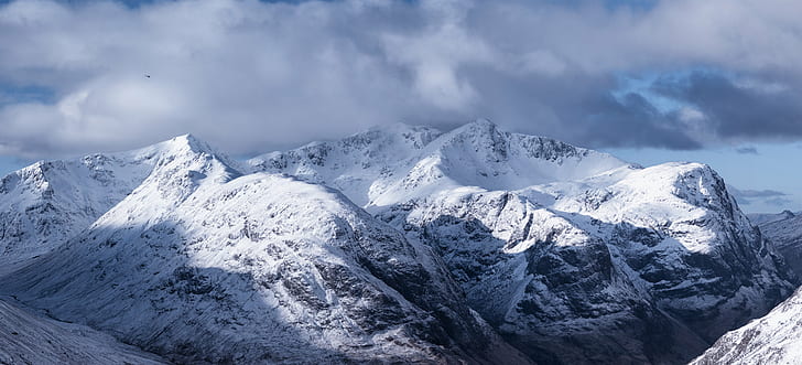 landscape photography of snowy mountain, glencoe, glencoe, Helicopter, HD wallpaper