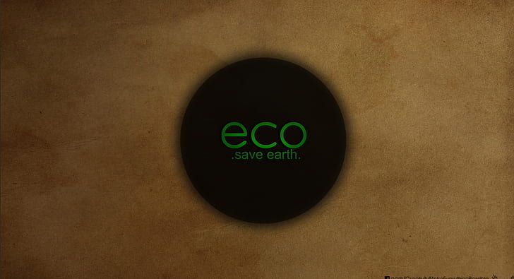 Go ECO Save Earth_nithin suren, Artistic, Typography, nithinsuren, HD wallpaper