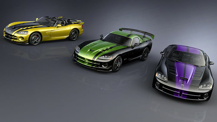 car, Dodge, supercar, Viper, convertible, fast, Dodge SRT Viper GTS, HD wallpaper