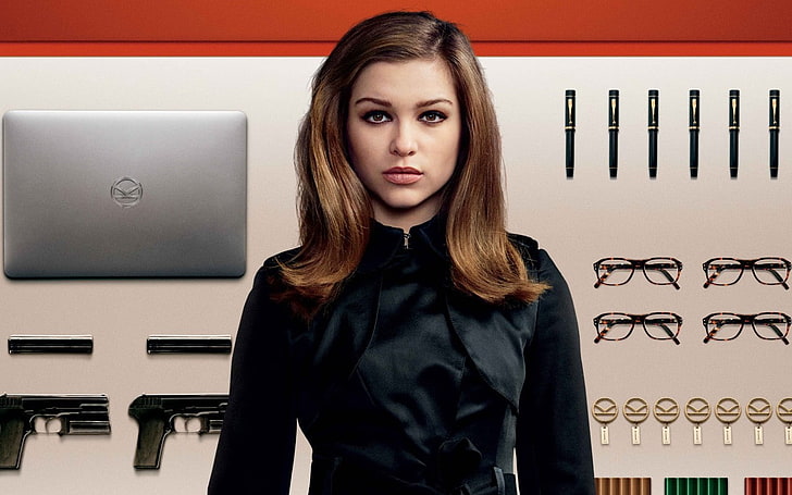 Sophie Cookson, actress, Kingsman, one person, front view, indoors