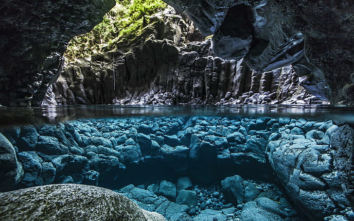 Caves Pool Clear Crystal Water Underwater Jungle Photo Gallery