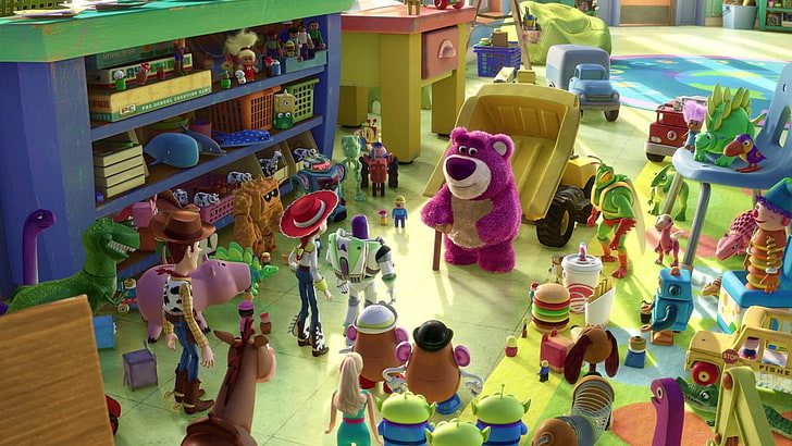Toy Story 3, representation, human representation, large group of objects, HD wallpaper