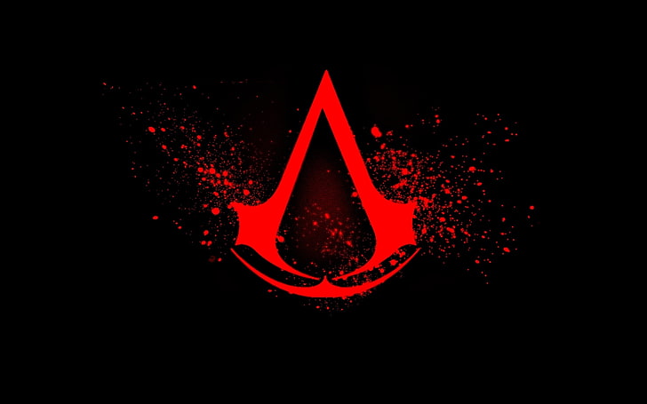 Assassin's Creed logo, blood, assassins creed, Revelations, vector, HD wallpaper