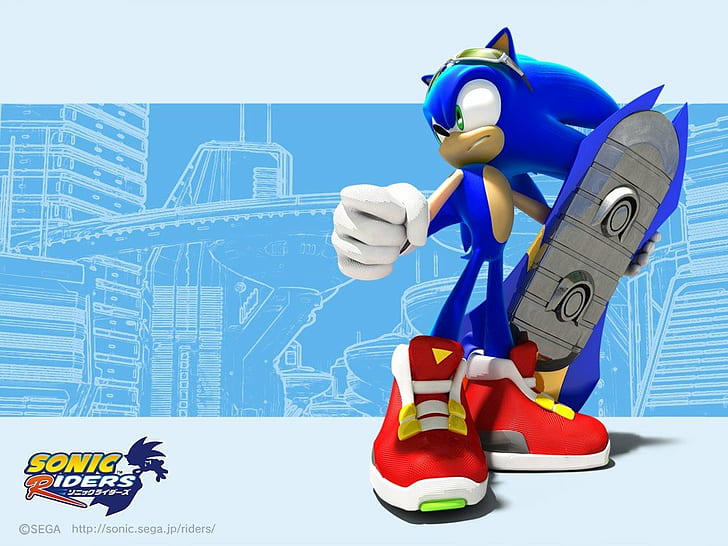 Hoverboard, Sonic, Sonic Riders, Sonic The Hedgehog