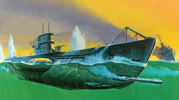 Warships, Submarine, German submarine U-99