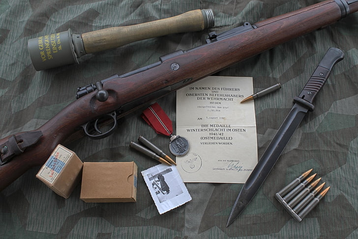 Weapons, K98 Mauser Rifle, HD wallpaper