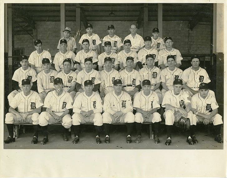 1944, baseball, detroit, mlb, tigers