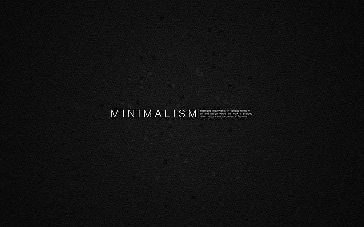minimalism, dark, digital art, typography, text, simple background, HD wallpaper