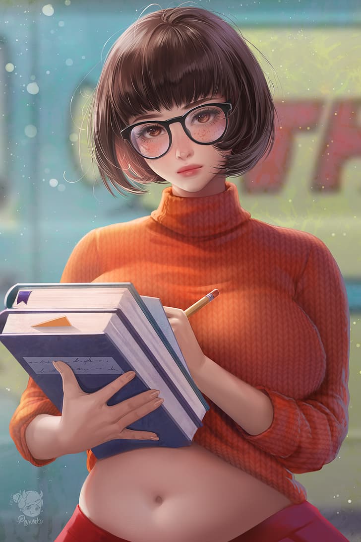 Velma Dinkley, Scooby-Doo, fictional character, TV series, sweater