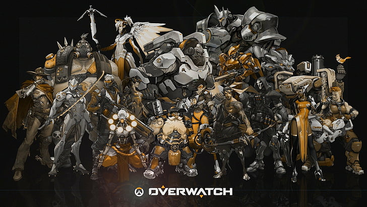 Video Game, Overwatch, Bastion (Overwatch), Genji (Overwatch), HD wallpaper