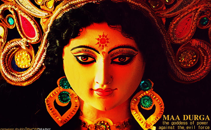 HD wallpaper: Maa Durga, Maa Durga deity poster, Vintage, religion,  close-up | Wallpaper Flare