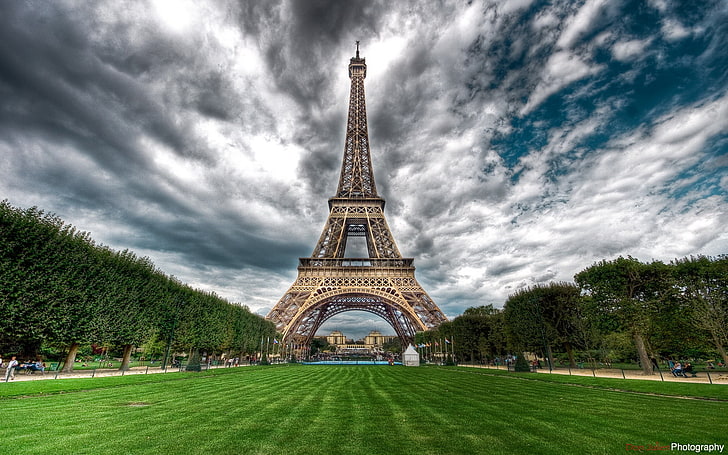 Eiffel Tower, Paris, the city, paris - France, famous Place, architecture, HD wallpaper
