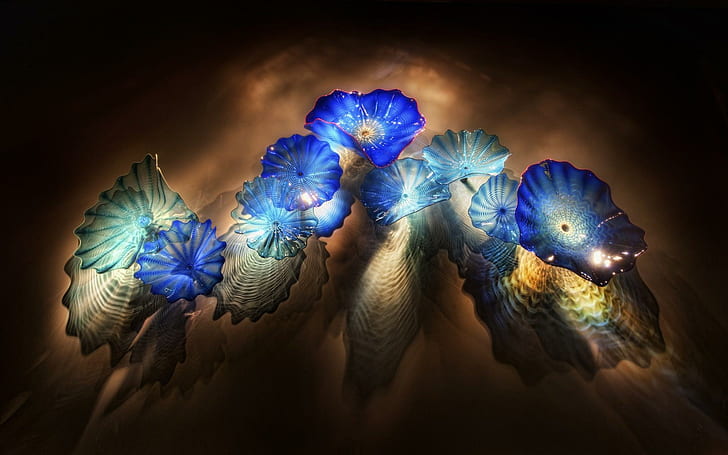 Sea Flowers 3d, 3d and abstract