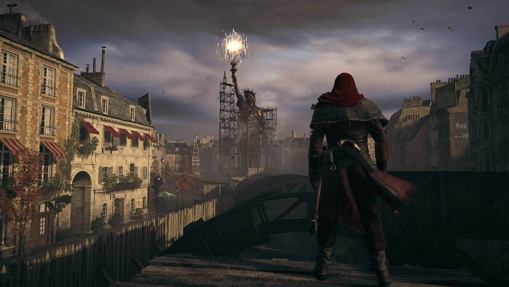 Assassin's Creed game appliaction screenshot, Assassin's Creed: Unity, HD wallpaper