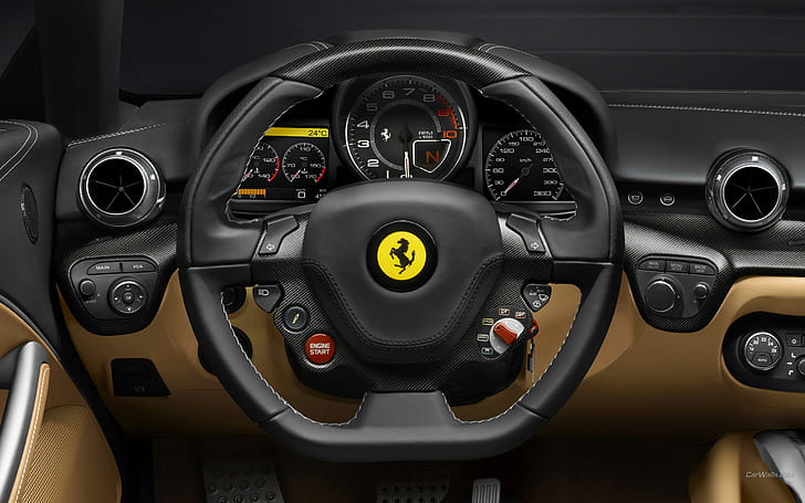 Hd Wallpaper Ferrari F12 Berlinetta Interior Gauges Dash Dashboard Hd Cars Wallpaper Flare