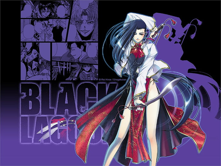 Black Lagoon, Shenhua, anime girls, HD wallpaper