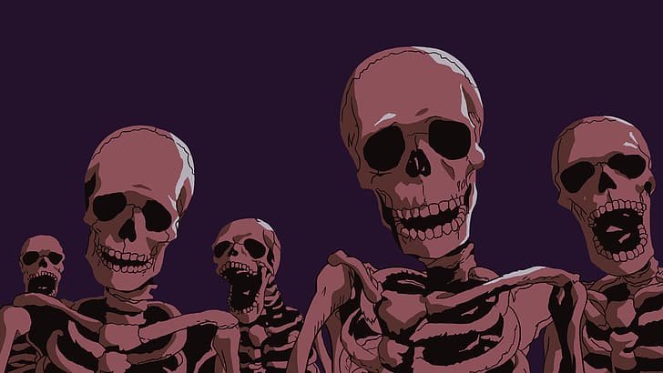 skeleton, Berserk, HD wallpaper
