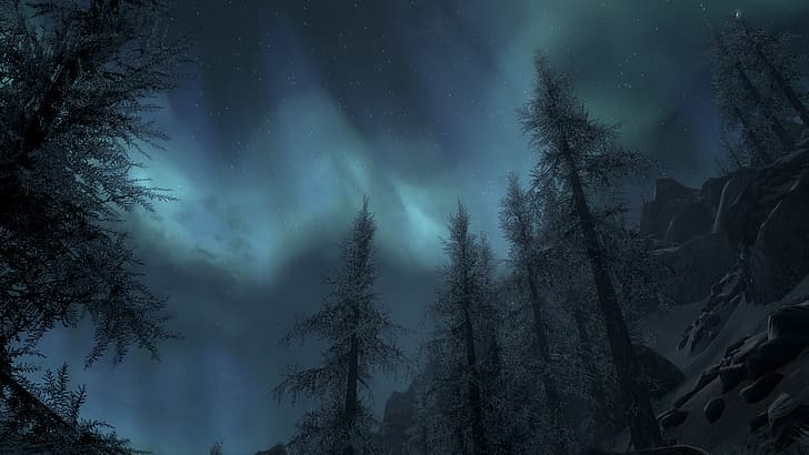 Skyrim Remastered, The Elder Scrolls, ambient, North, landscape