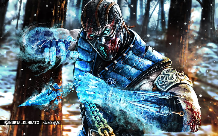 Mortal Kombat X Subzero, fighting, HD wallpaper