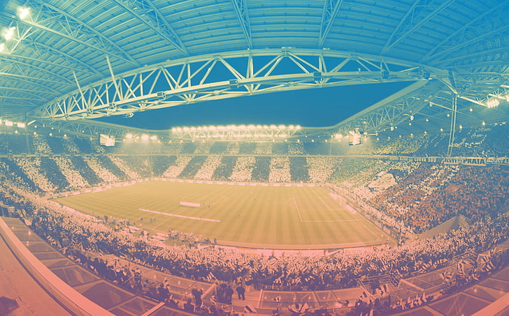 green grass field, Juventus, soccer, soccer clubs, stadium, sport, HD wallpaper
