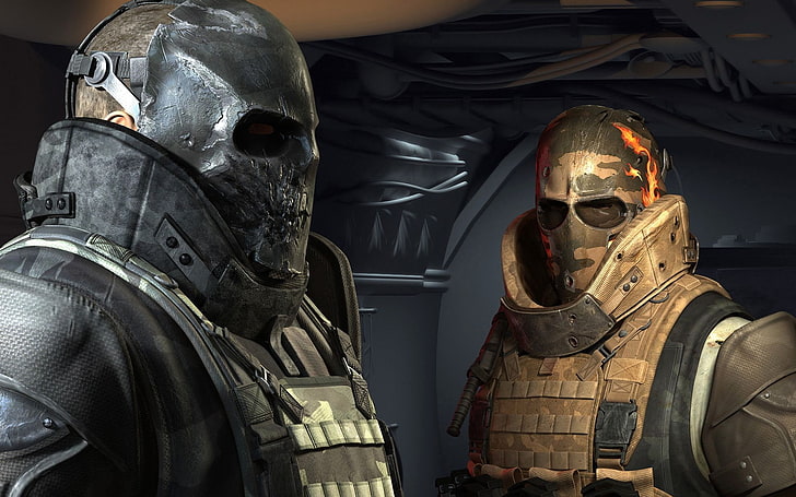 video games, Army of Two, protection, security, protective mask - workwear, HD wallpaper