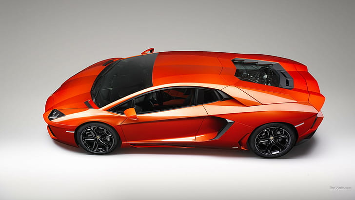 Lamborghini Aventador, Super Car, vehicle, HD wallpaper