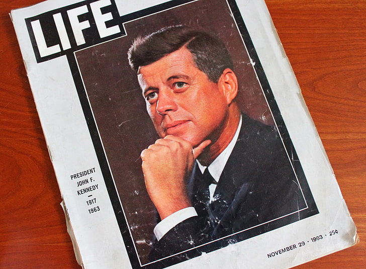 HD wallpaper: journal, John, Kennedy, Fitzgerald, JFK, LIFE, The 35th ...