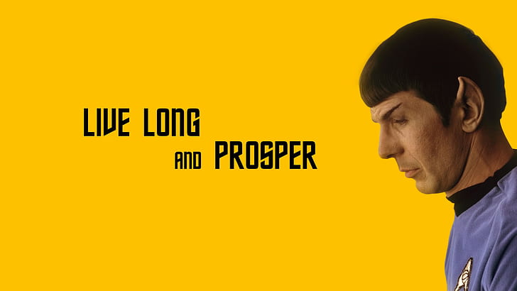Live Long And Prosper, Spock, Star Trek, HD wallpaper
