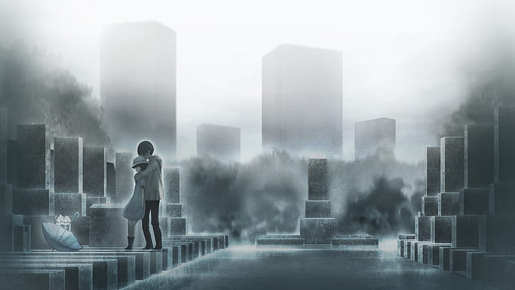 Anime, Steins;Gate 0, Mayuri Shiina, Rintaro Okabe, HD wallpaper