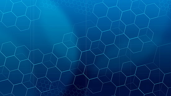 HD wallpaper: blue, water, network, hexagon, honeycomb, line, sky, pattern  | Wallpaper Flare