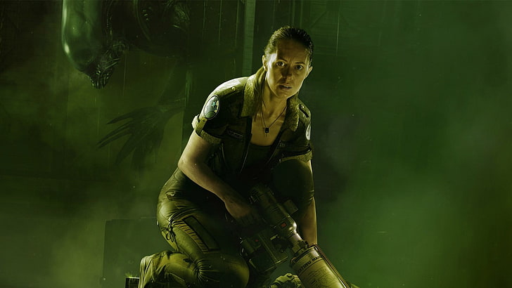Amanda Ripley, Xenomorph, Alien: Isolation, video games, one person, HD wallpaper