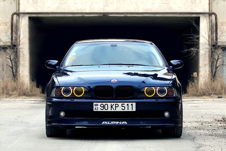 BMW, E 39, car, HD wallpaper