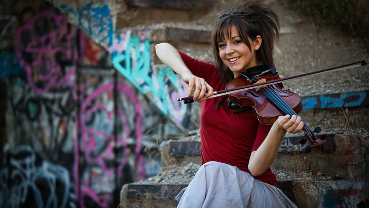 Lindsey Stirling, women, violin