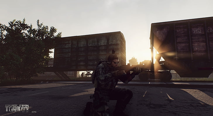 Escape from Tarkov, War Game, first-person shooter, city, building exterior, HD wallpaper
