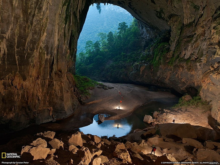 National Geographic, nature, Kukenam-Tepui, Venezuela, rock, HD wallpaper